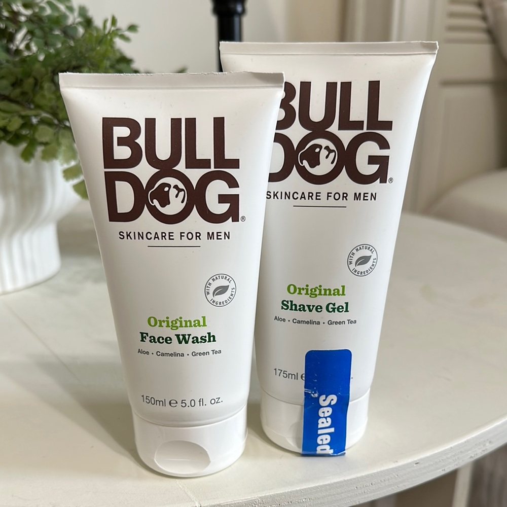 Skincare for Men Original Face Wash and Shave Gel Set